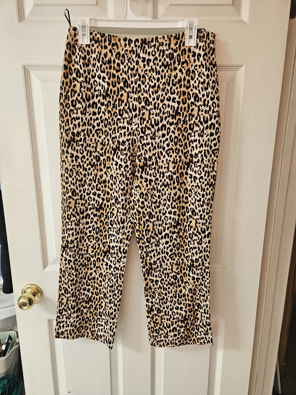 Zara...size M..Women's Leopard Print Pants - Never Worn